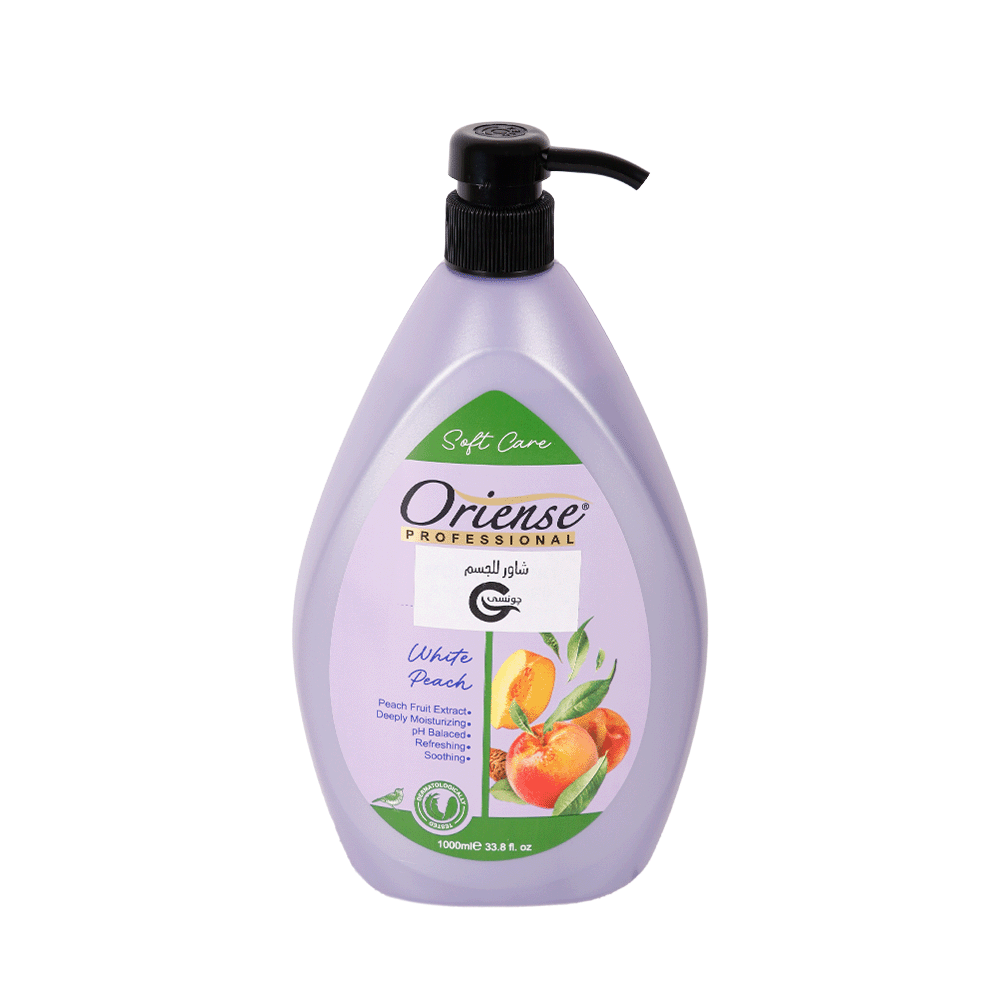 جل استحمام أورينس مرطب بخلاصة الخوخ الأبيض - 1000مل