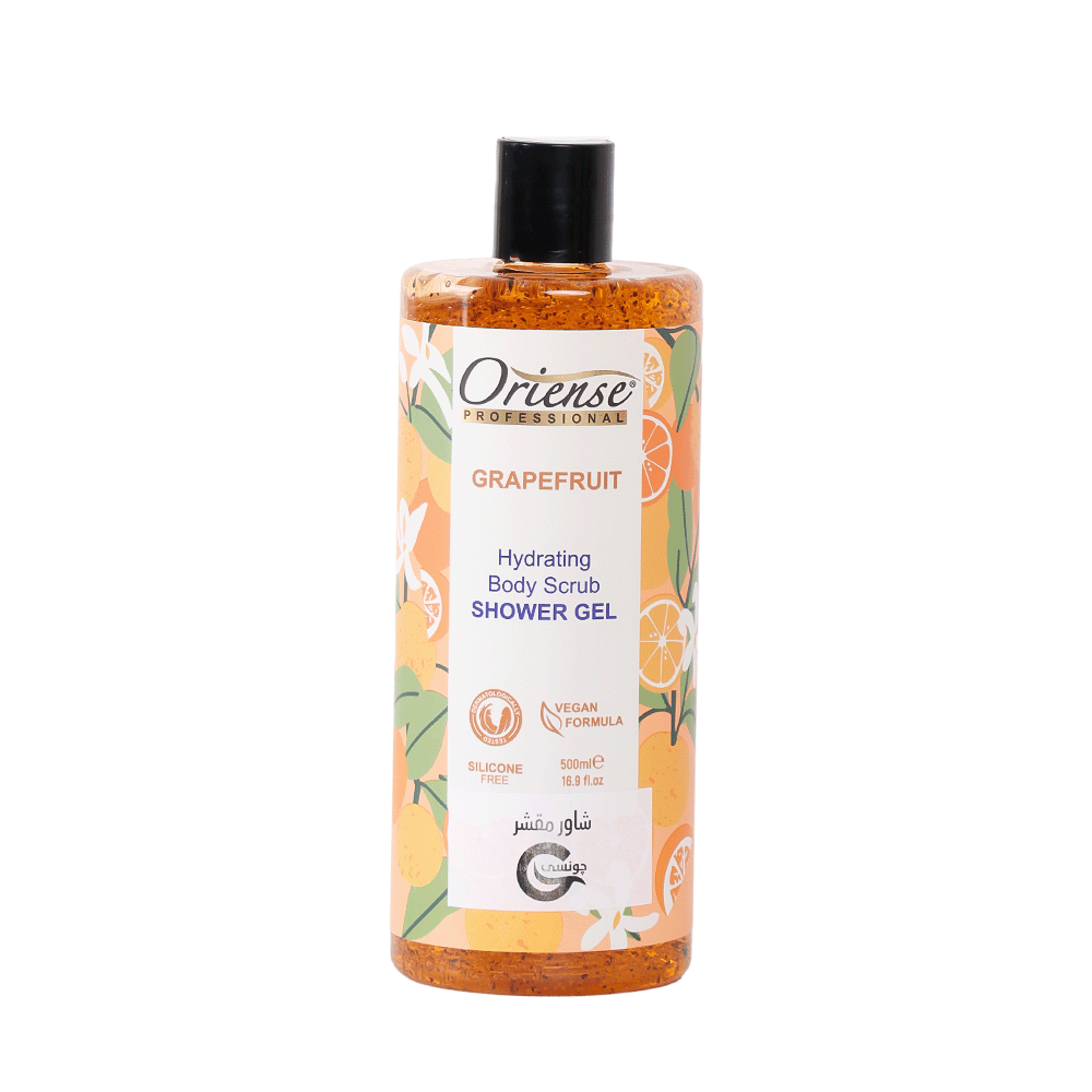 جل استحمام أورينس مقشر للجسم بمستخلص جريت فروت الوردي وبفيتامين سي - 500 مل