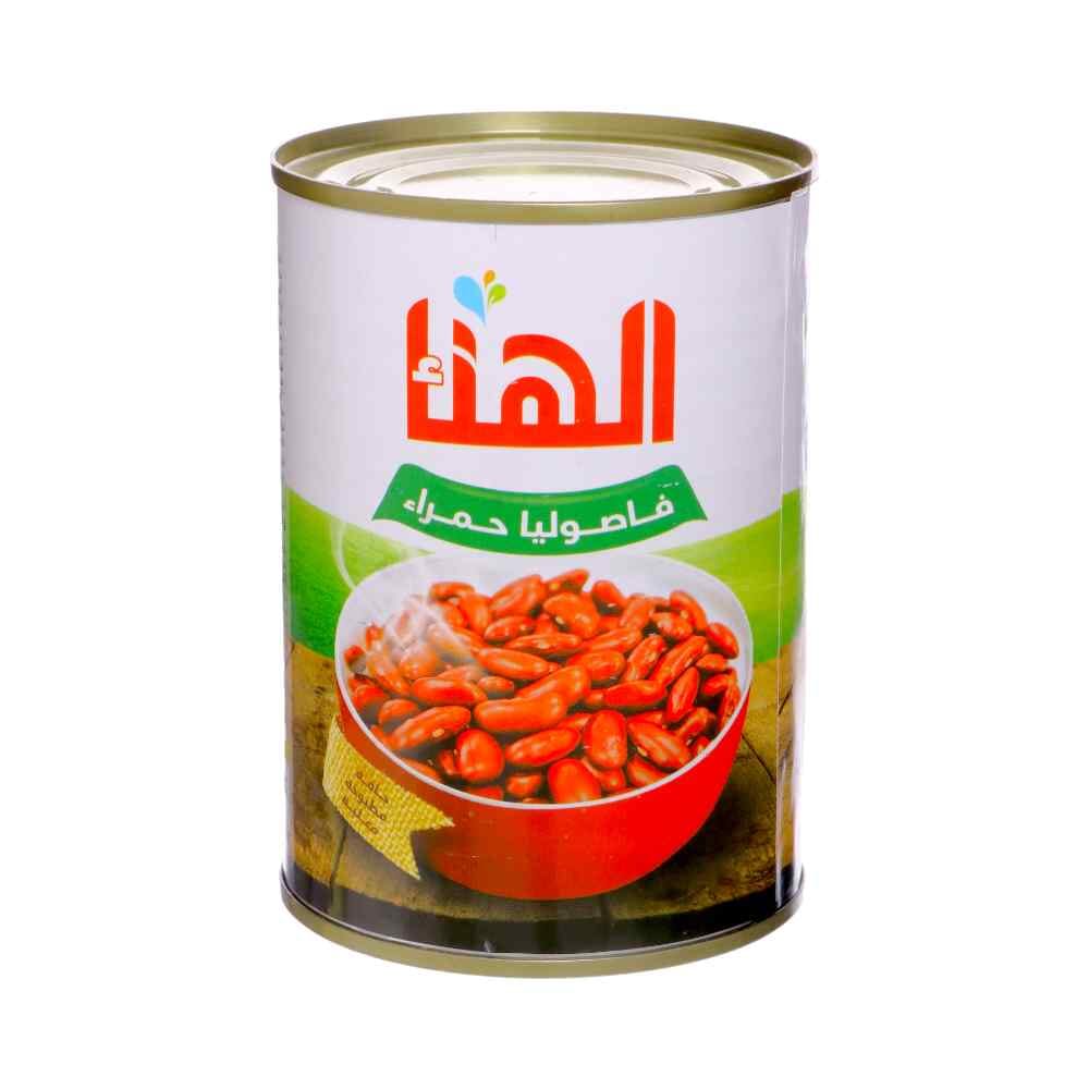 الهناء فاصوليا حمراء معلبة - 400 جم 
