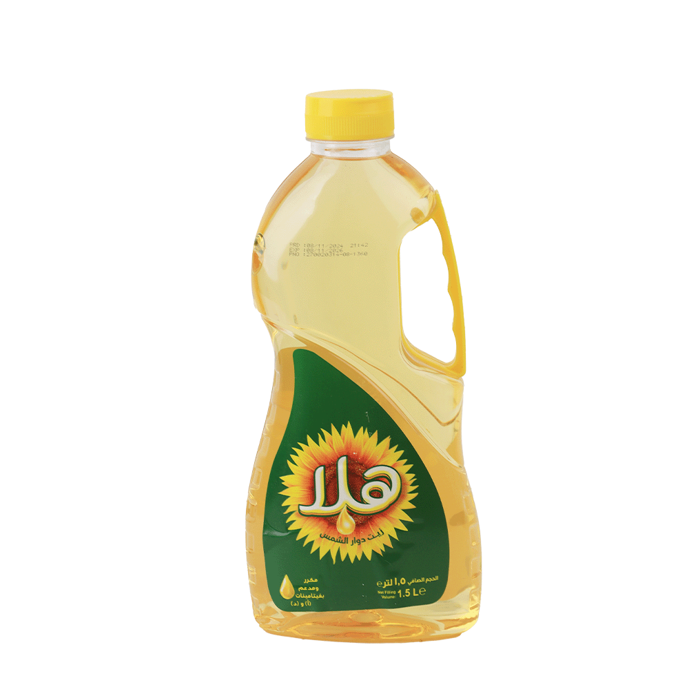 هلا زيت دوار الشمس - 1.5 لتر
