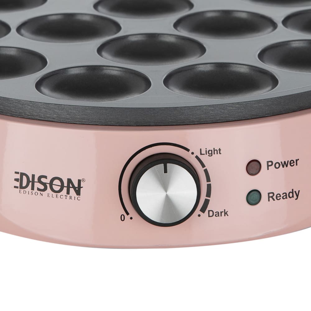 صانعة ميني بان كيك إديسون، 14 قالب، 1000واط - وردي