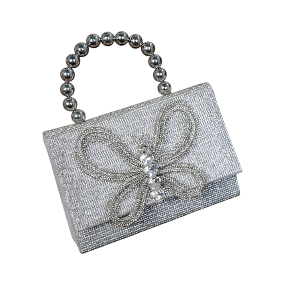 شنطة نسائيه عرائسي مطرز ب الاشكال الماسيه 