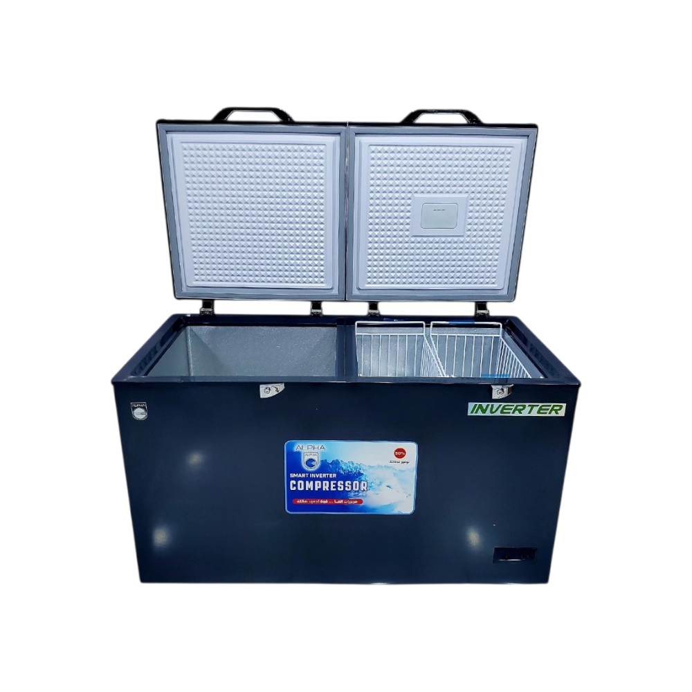 فريزر ألفا إنفرتر أرضي ببابين 450 لتر - موديل AL45NVR