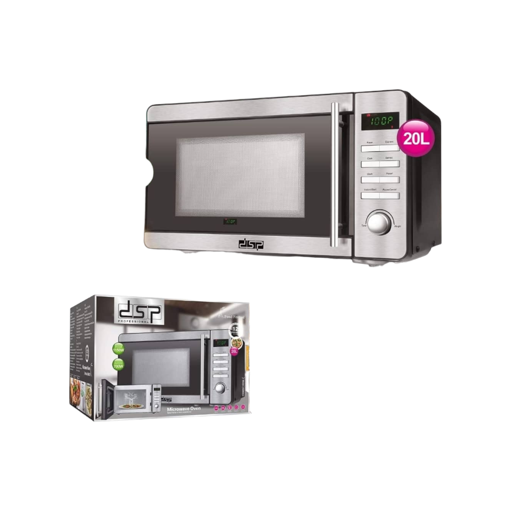 فرن ميكروويف دي إس بي بروفيسور سعة 20 لتر بقوة إدخال 1150 واط - موديل KB6002