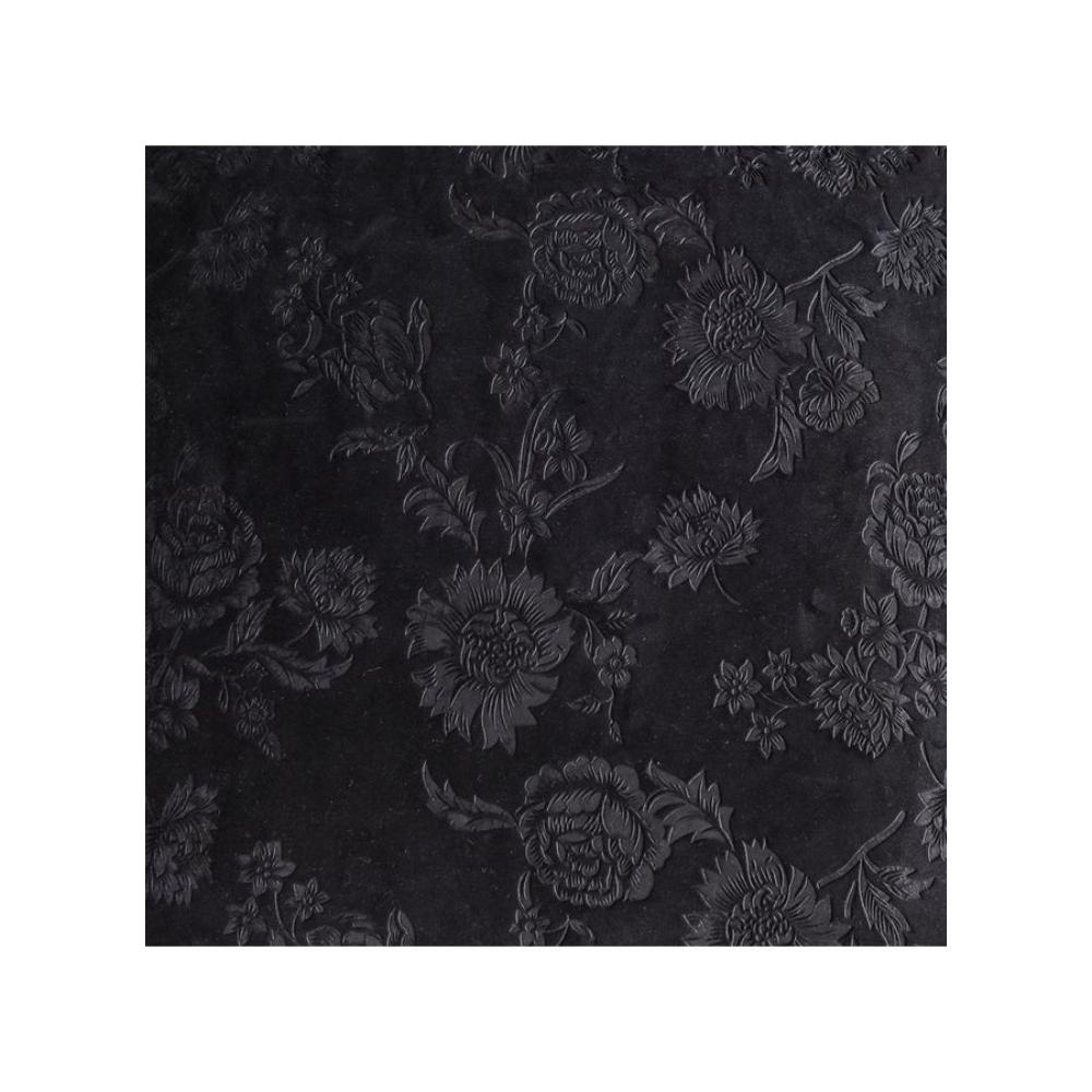 غطاء كرسي مطاطي 6 قطع بقياس 38x38x45 سم - أسود