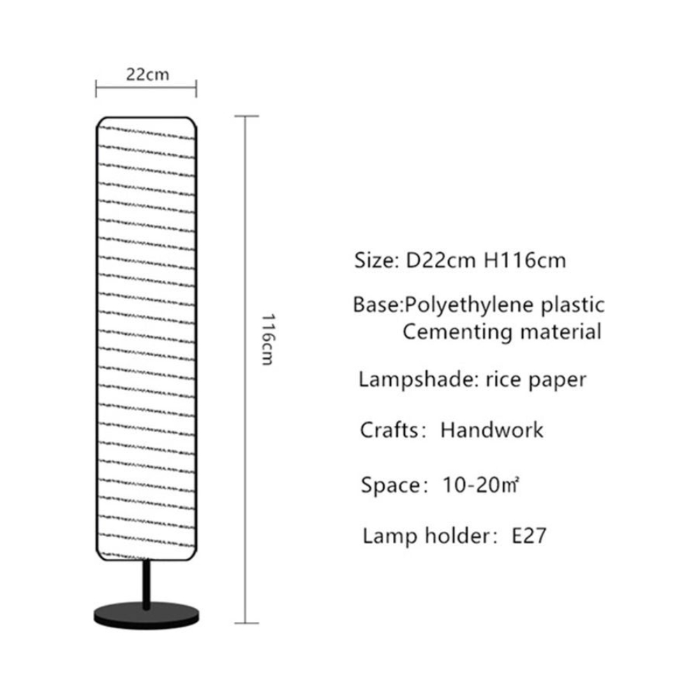 مصباح أرضي بتصميم إسكندنافي موديل FloorLamps_06_wh - أبيض