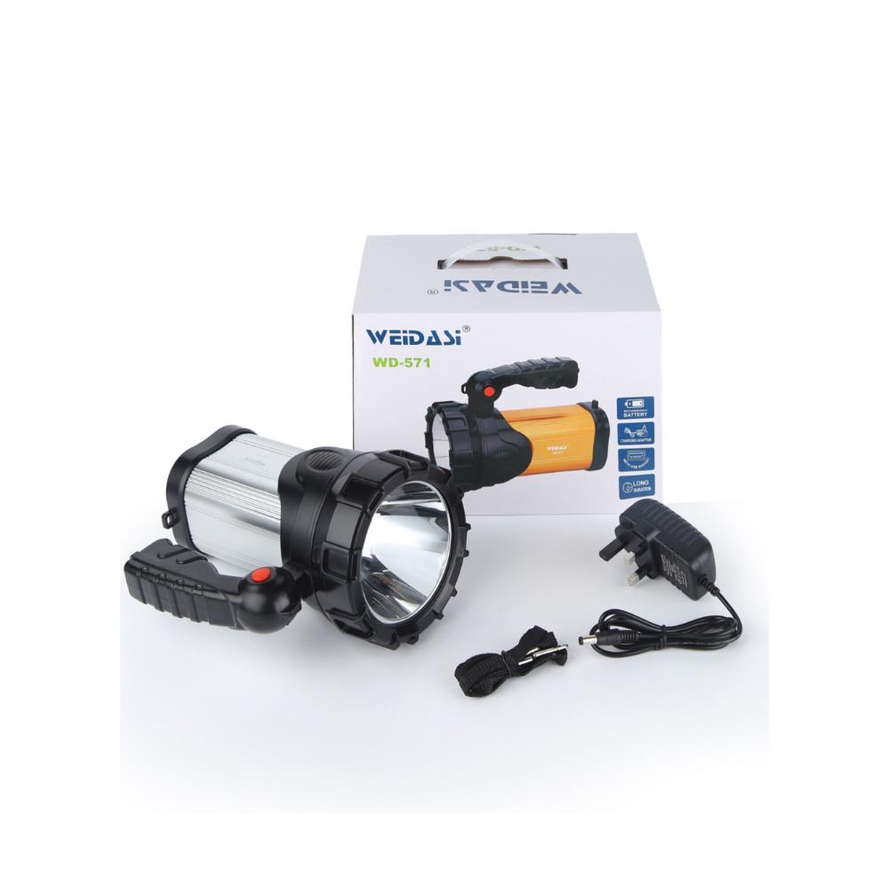 كشاف محمول محمول موديل WD-571S - أسود