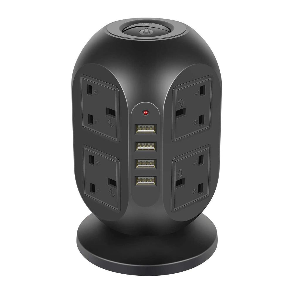 مقبس رأسي بـ 24 فتحة و 4 منافذ USB