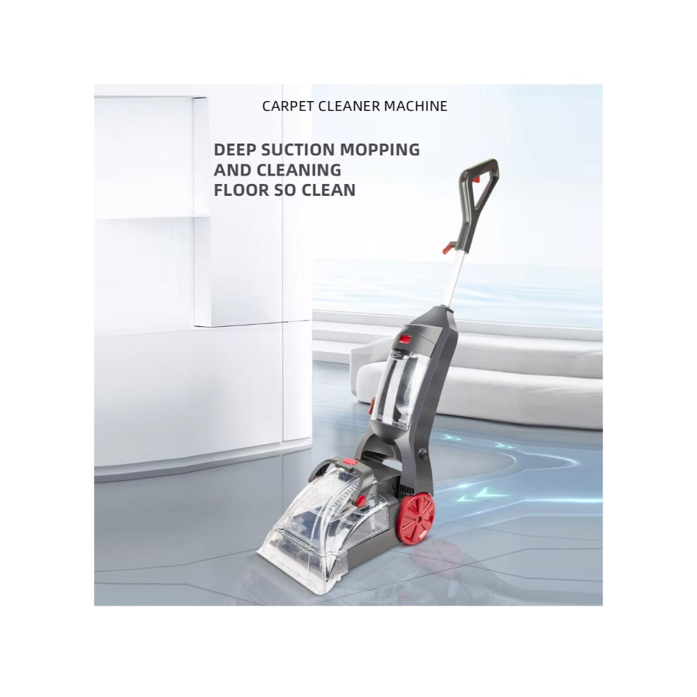 منظف سجاد وأرضيات عمودي تقنية Deep Reach UV-0617 -رمادي