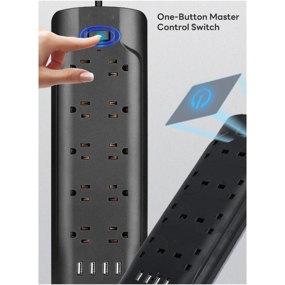 قارئ طاقة 8 فتحات USB - للبيوت والمكاتب