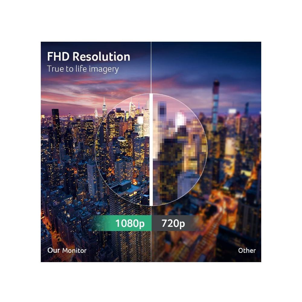 شاشة منحنية IPS 24 بوصة Full HD 75Hz - أسود