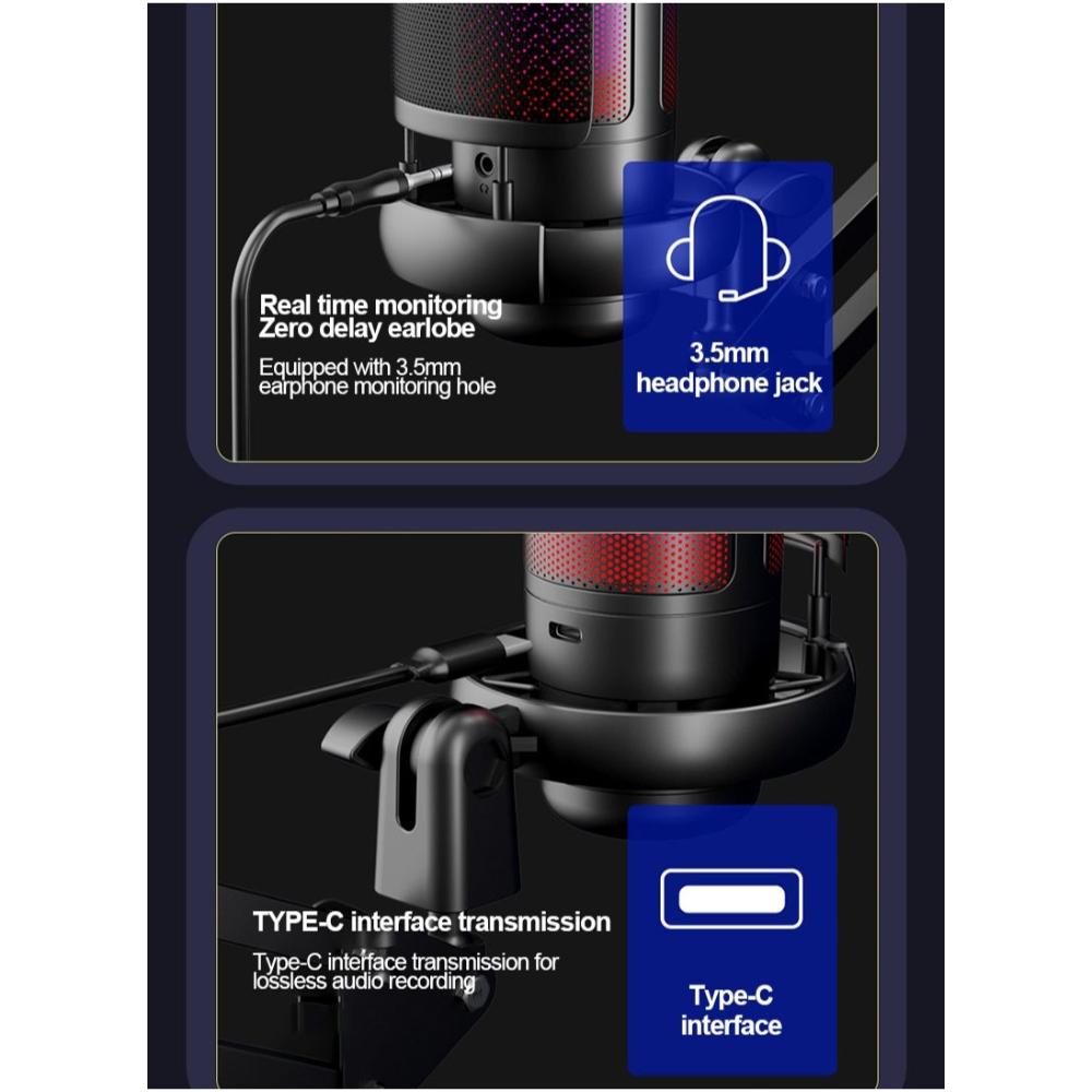 ميكروفون USB للألعاب والبث الصوتي