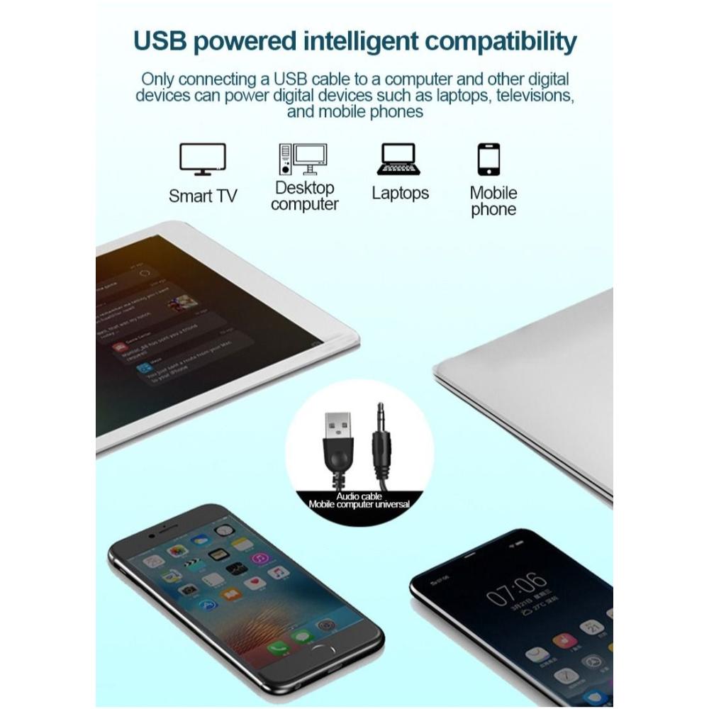 مكبر صوت RGB للكمبيوتر - USB