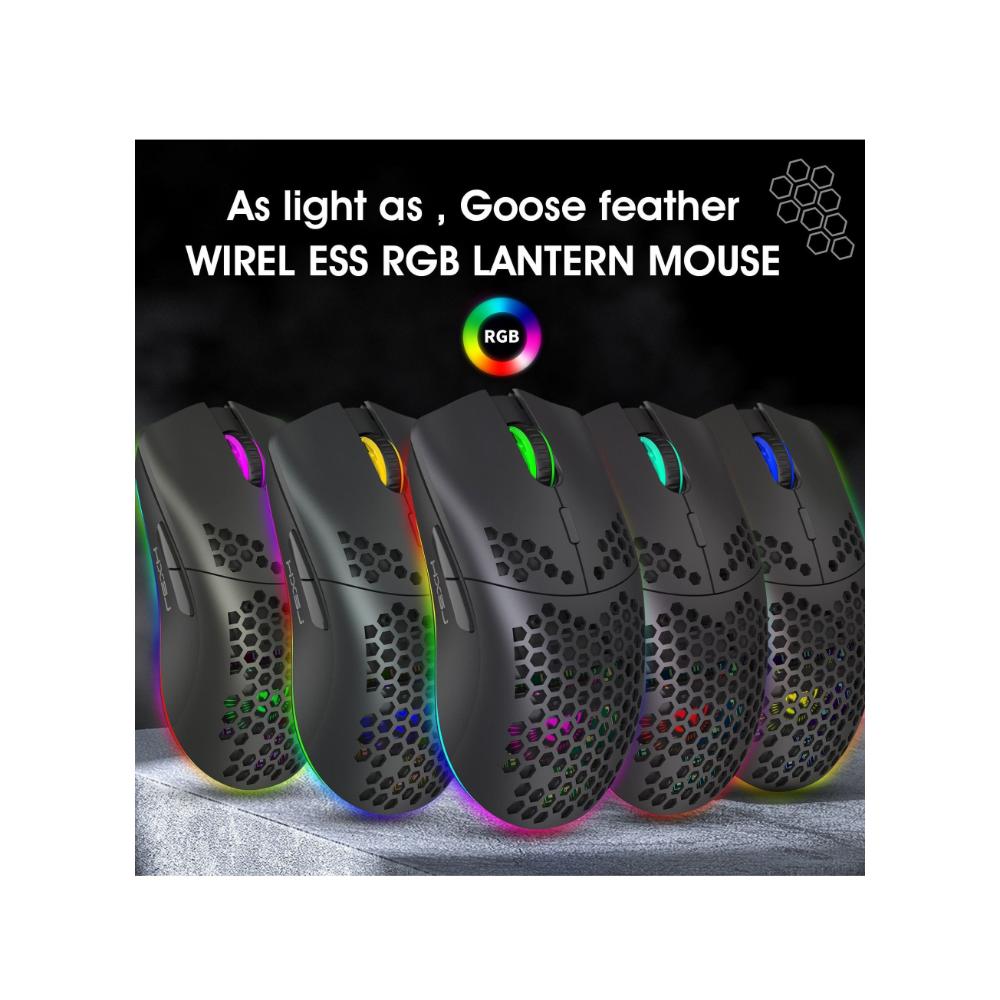 لوحة مفاتيح ألعاب سلكية 61 مفتاح RGB V700 وماوس ألعاب سلكي USB J900