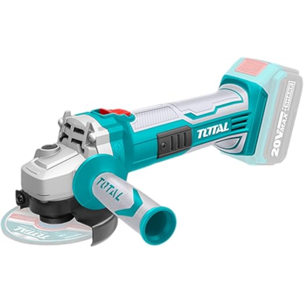 جلخ بطارية ليثيوم توتال 4.5هنش 20فولت ) بطارية - قاعدة شحن