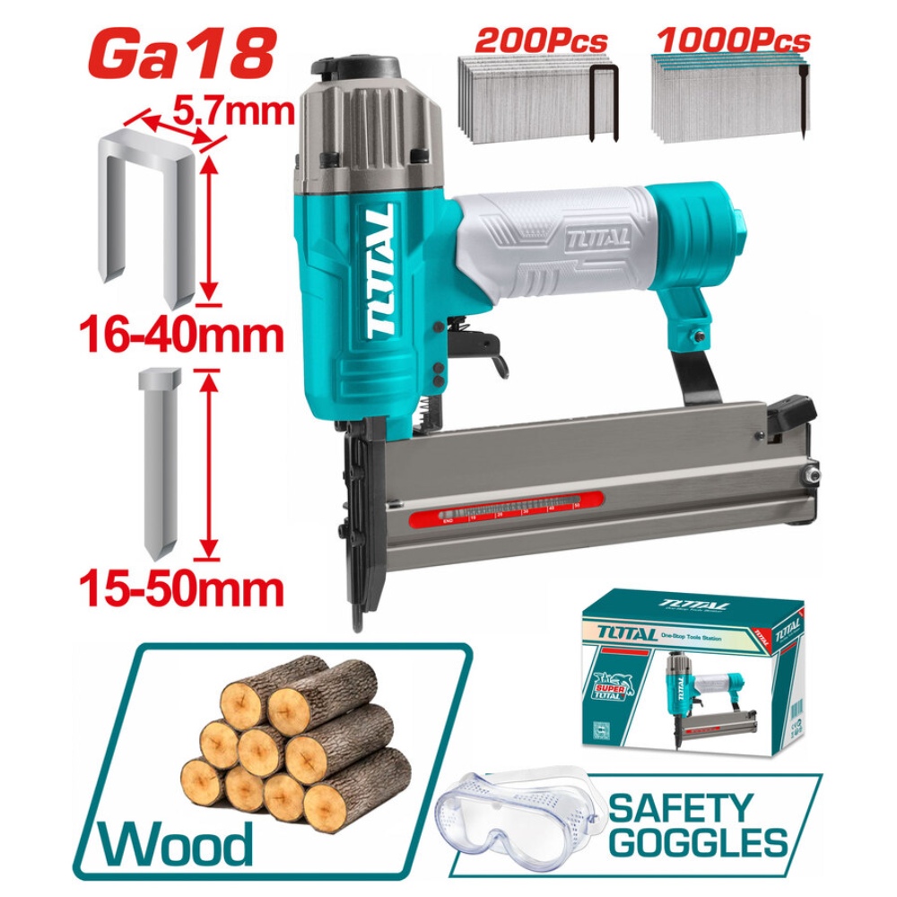 دباسة مسامير +دبابيس هواء توتال 50مل