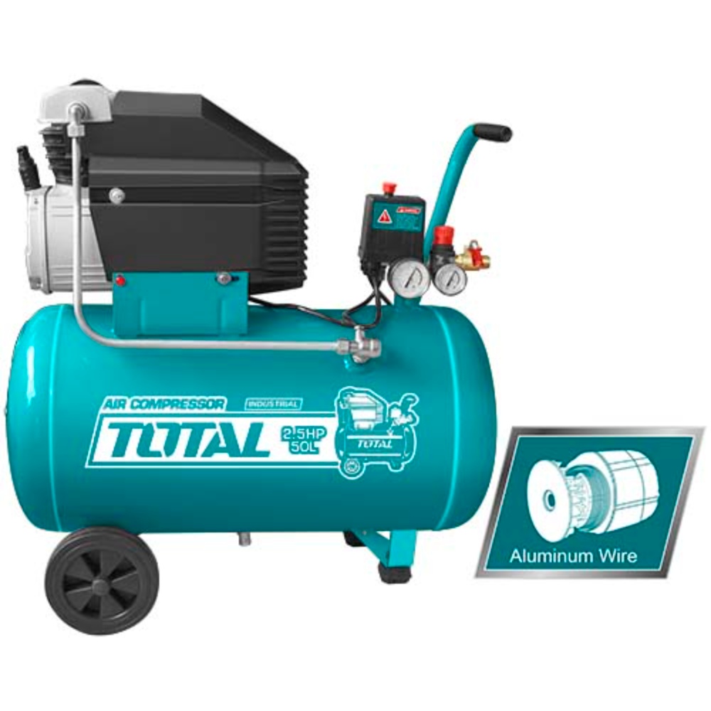 كمبريشن هواء توتال50 لتر 1.8 كيلو وات