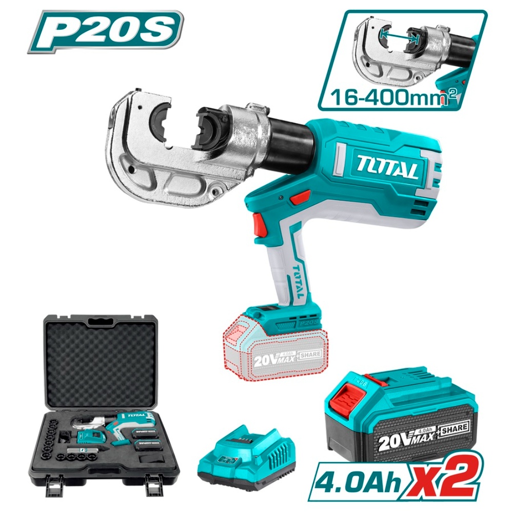 مكبس لجزات هيدروليك بطارية 20فولت )16مل - 400مل