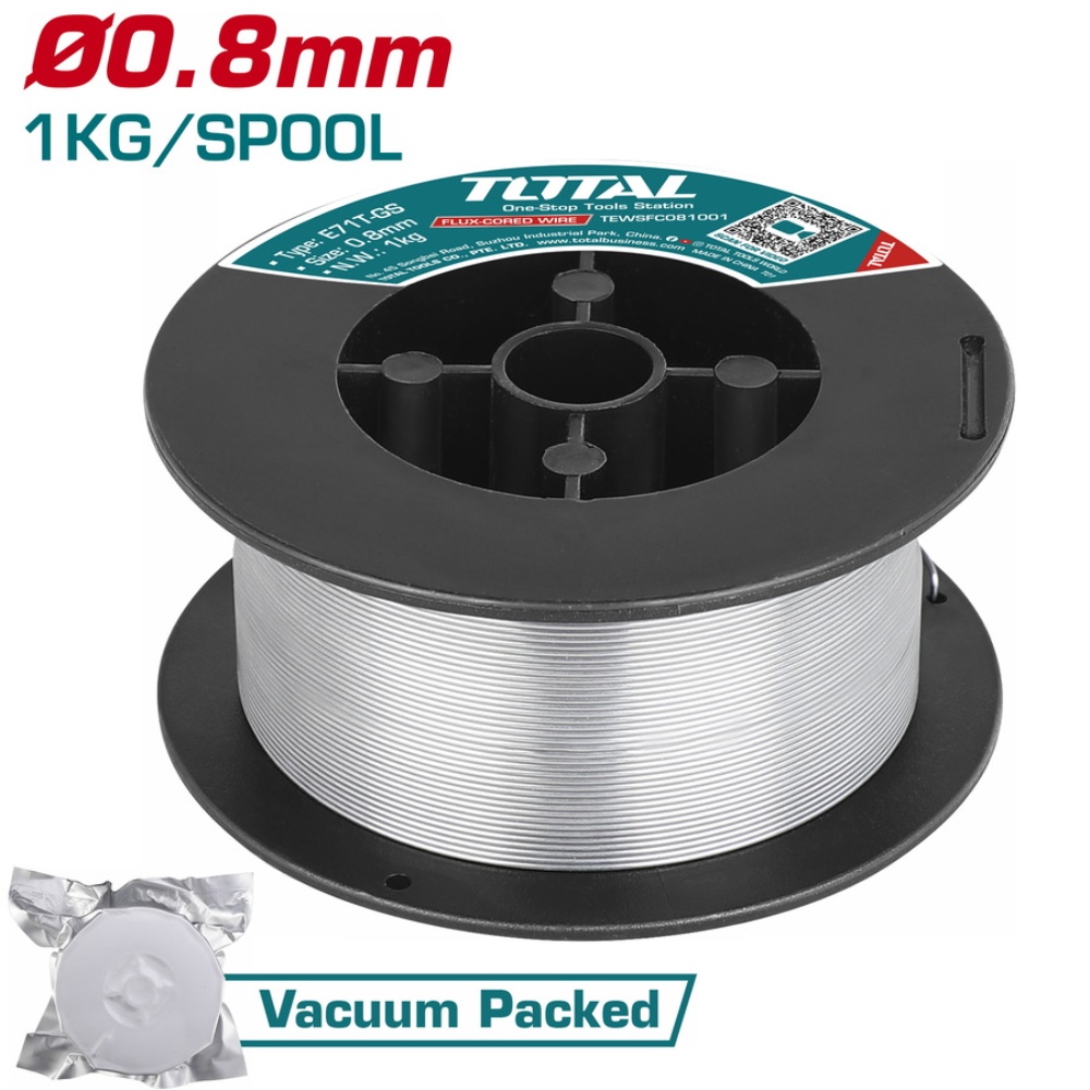 لفة لحام ميج كربون استيل توتال 0.8مل 1كيلو