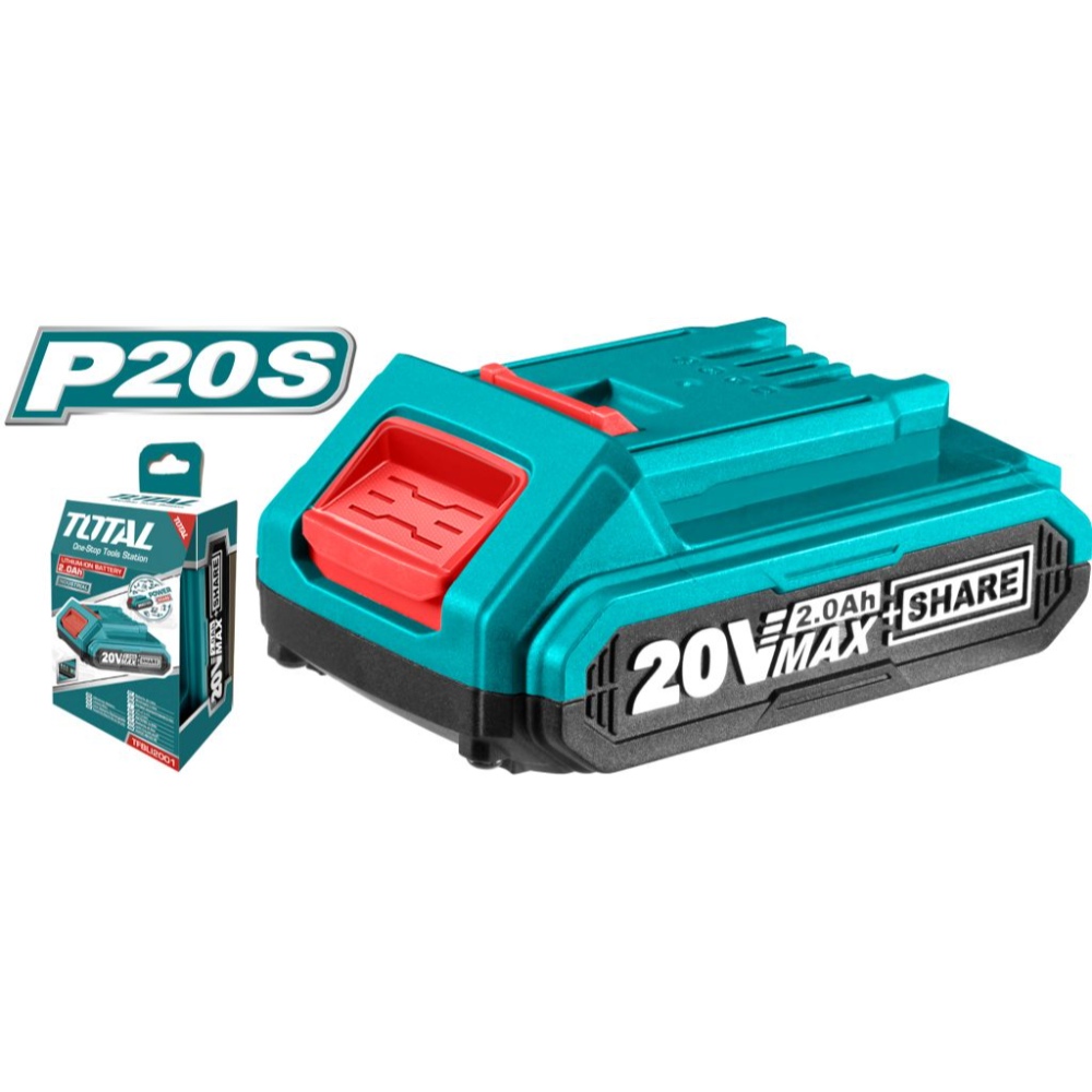 بطارية ليثيوم توتال 20فولت 2امبير