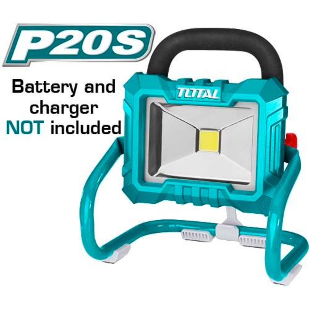 كشافة اضاءة بطارية ليثيوم توتال 20فولت ) بطارية - قاعدة شحن (
