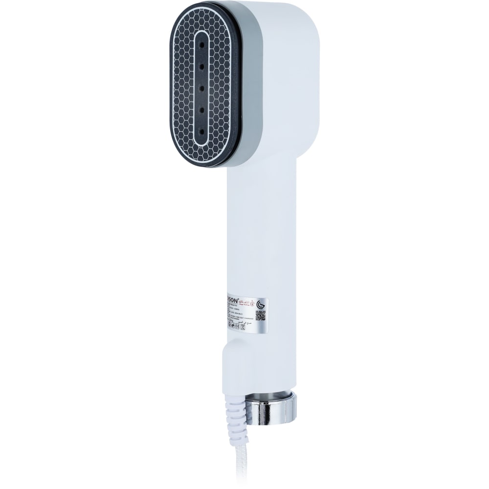 مكواة بخار محمولة 2×1 إديسون، 1000 واط، 70 مل، مع كيس - أبيض