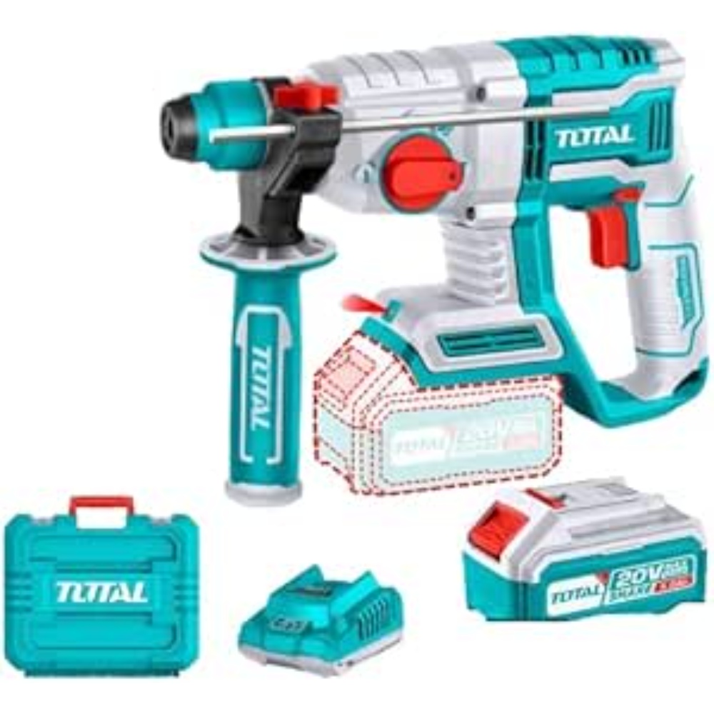 دريل هلتي22مل بطارية ليثيوم توتال 
 20فولت متكامل