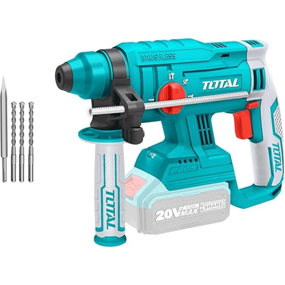 دريل هلتي 22مل بطارية ليثيوم توتال 20فولت ) بطارية - قاعدة شحن (