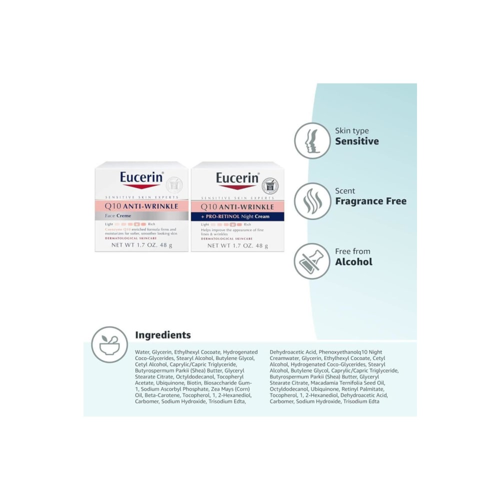 كريم وجه نهاري مضاد للتجاعيد - يوسيرين كيو 10