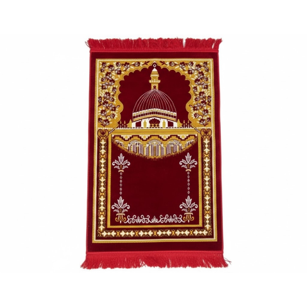 سجاد صلاه تركي صفاتكس لون احمر تصميم القبه