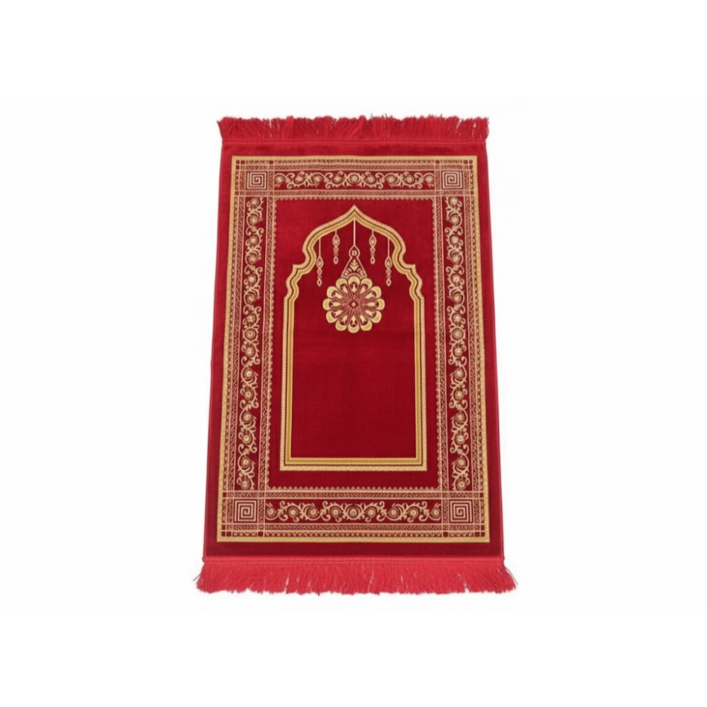 سجاد صلاه تركي صفاتكس لون احمر تصميم الفانوس