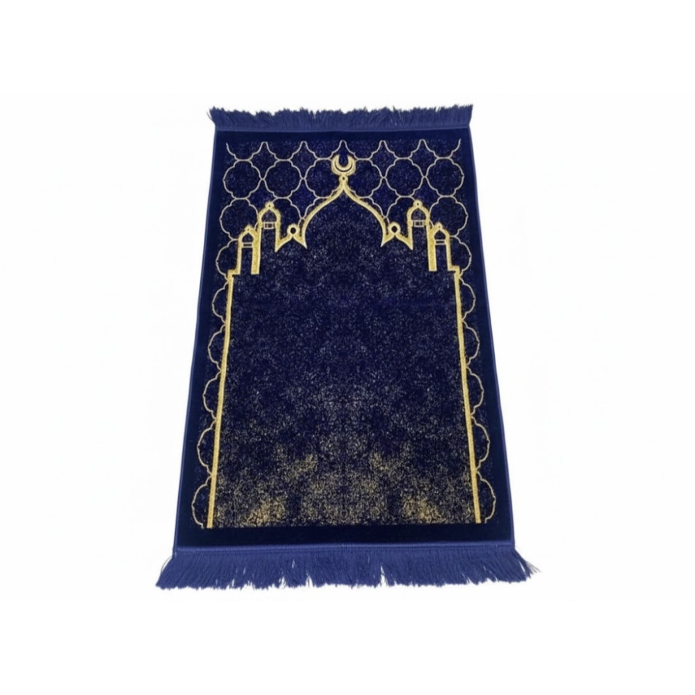 سجاد صلاه تركي صفاتكس لون كحلي تصميم المسجد