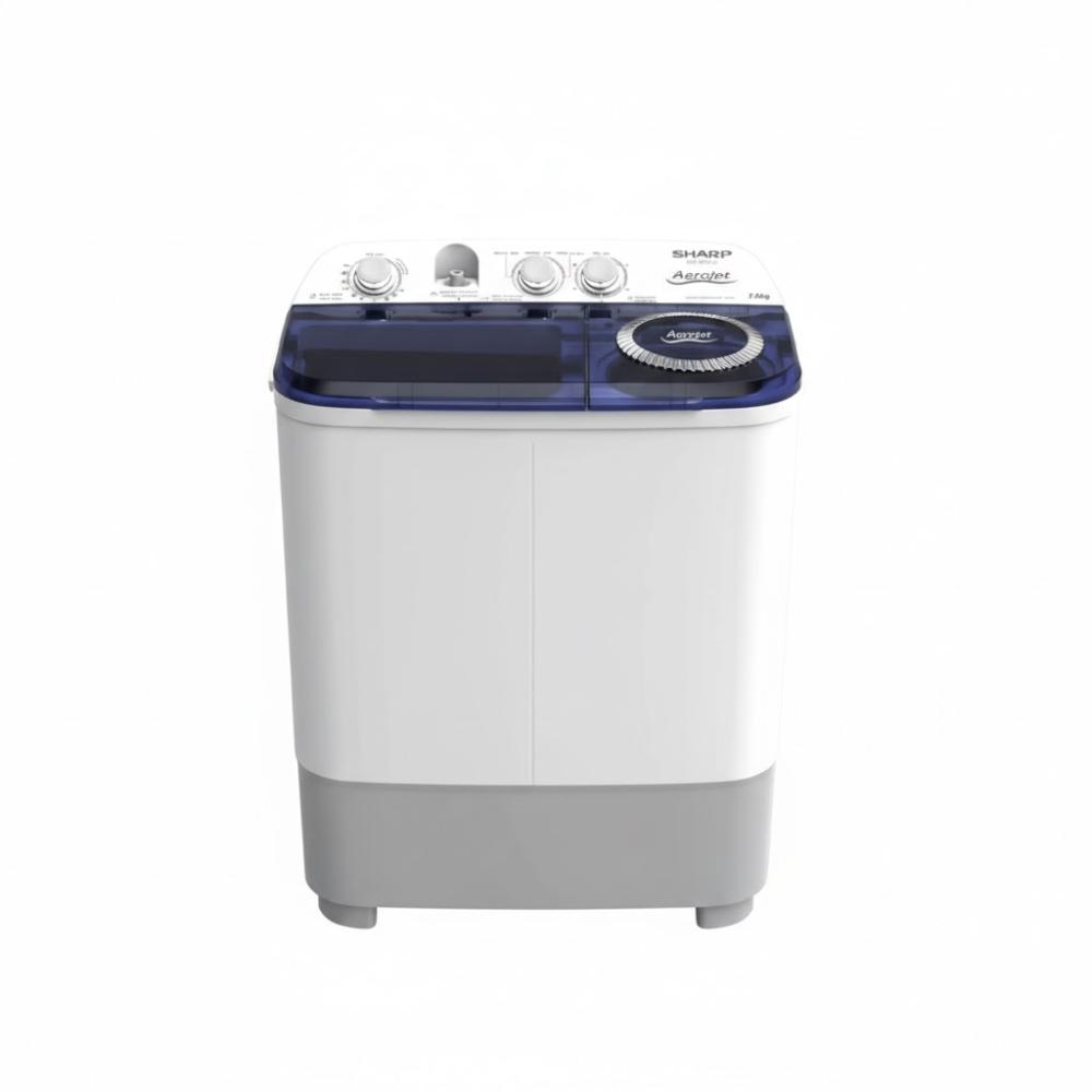 غسالة شارب حوضين 8 كجم - موديل ES: T857A-Z