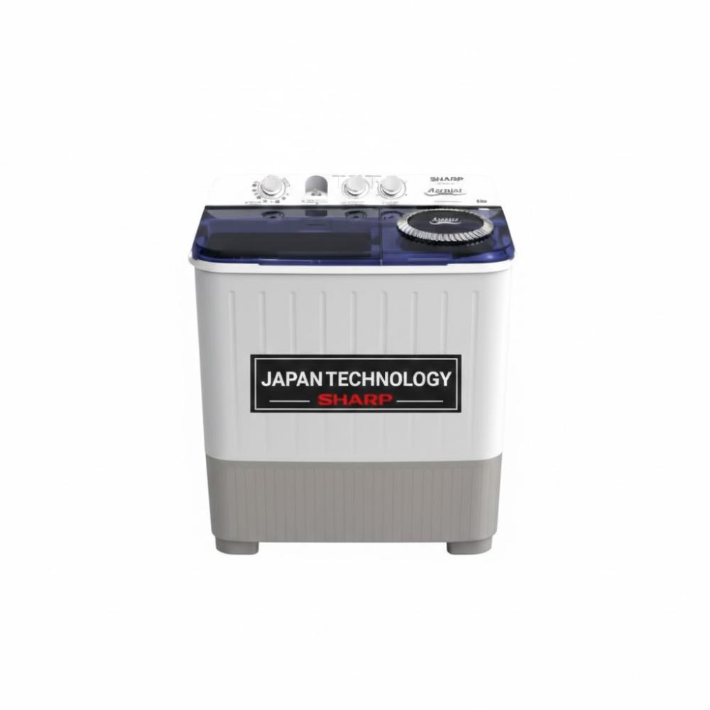 غسالة شارب حوضين 6 كجم - موديل ES: T64A-Z