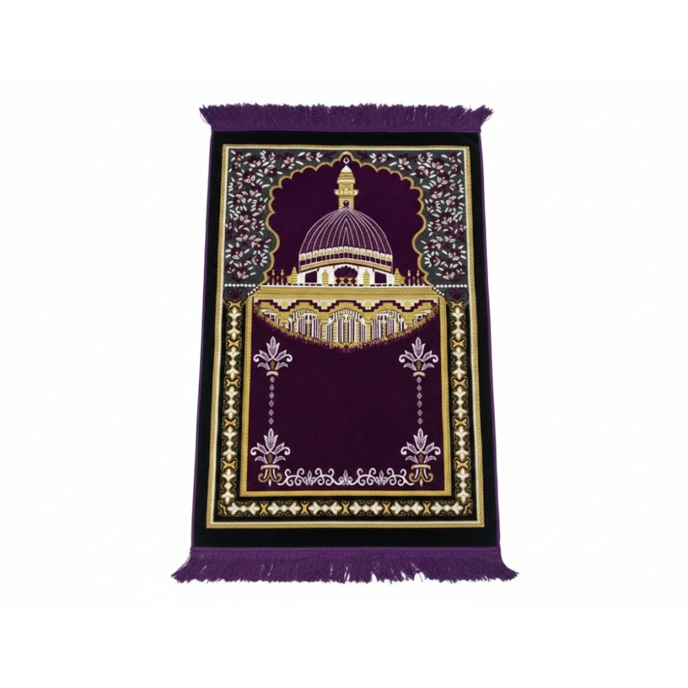 سجاد صلاه تركي صفاتكس لون بنفسجي تصميم القبه