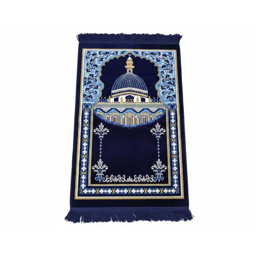 سجاد صلاه تركي صفاتكس لون كحلي تصميم القبه