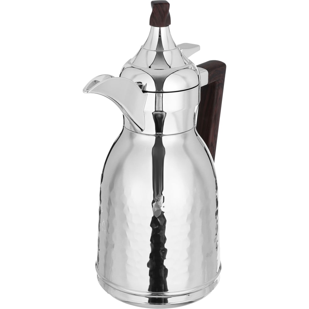 دلة نواف ستانلس استيل السيف غاليري، 0.60 لتر - فضي ذهبي