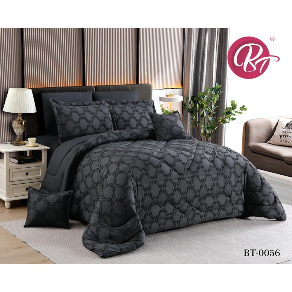 لحاف قطن عرائسي نفرين مطرز 10 قطع260*240