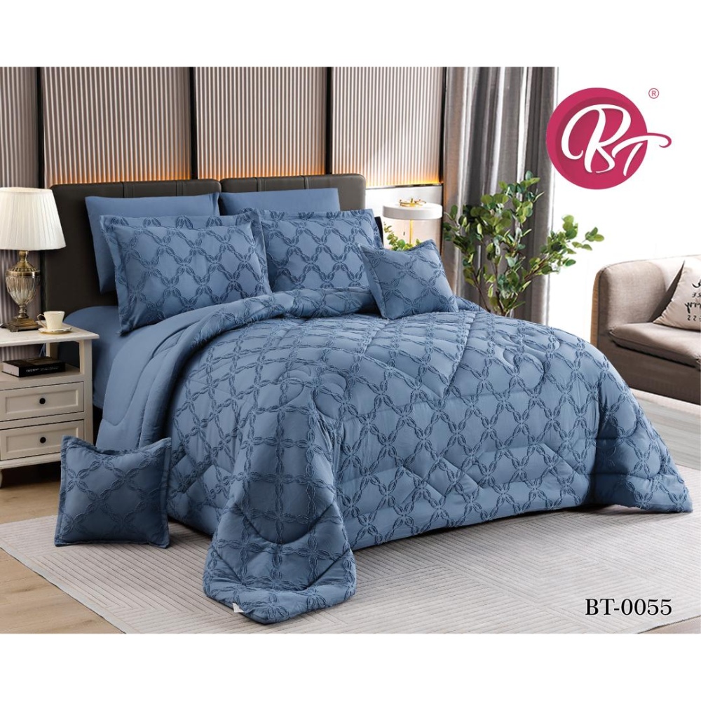 لحاف قطن عرائسي نفرين مطرز 10 قطع260*240