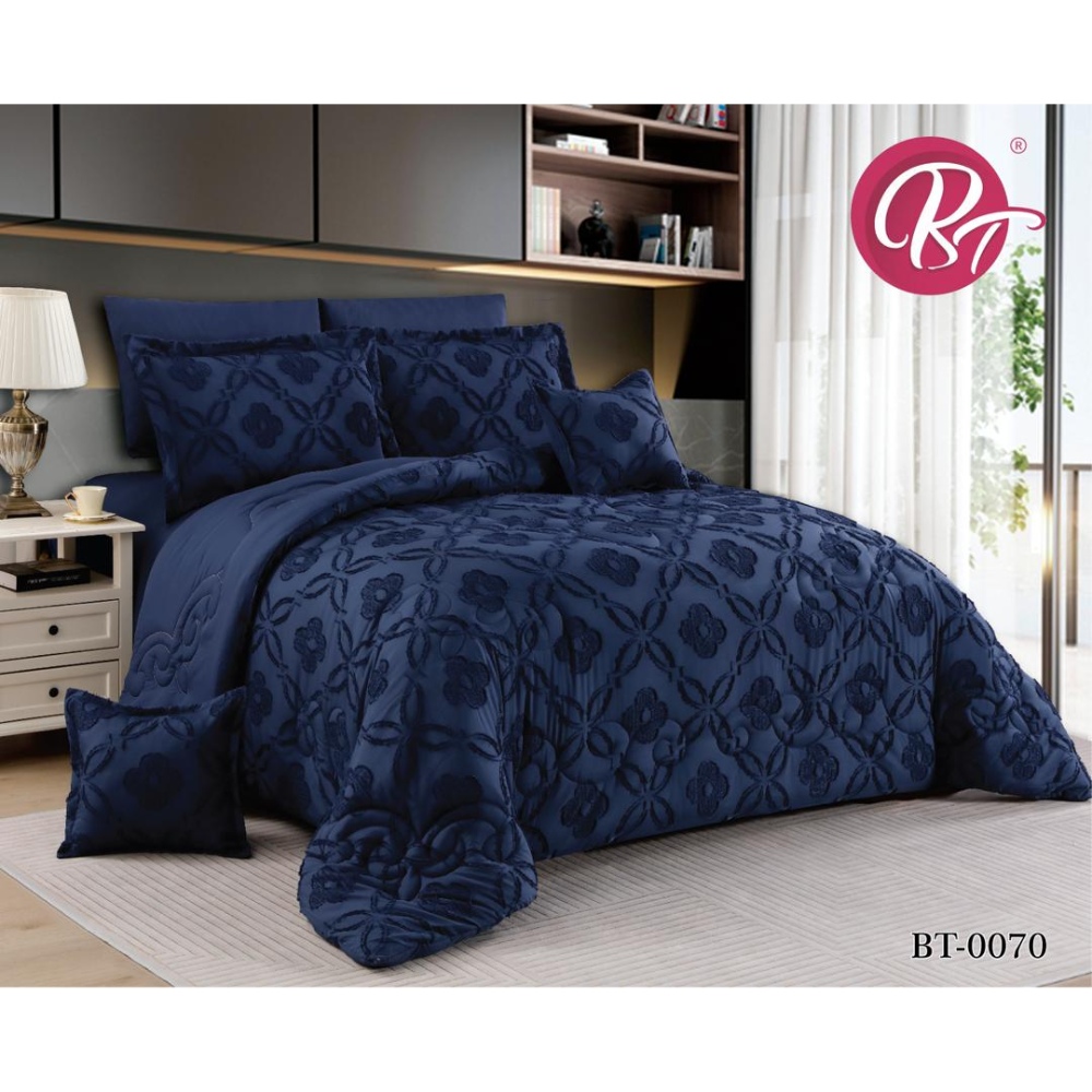 لحاف قطن عرائسي نفرين مطرز 10 قطع260*240