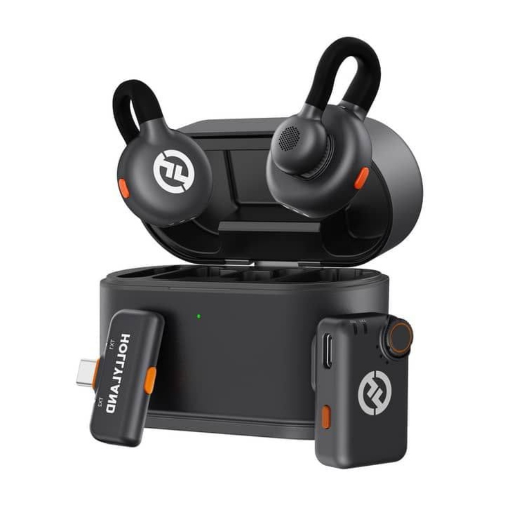 هوليلاند لارك M2S ديو كومبو ميكروفون لاسلكي شامل للجوال والكاميرا