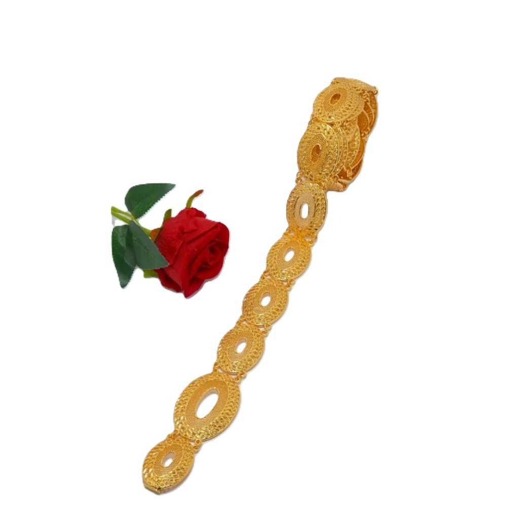 حزام نسائي فاخر مطلي بالذهب (Stainless Steel).