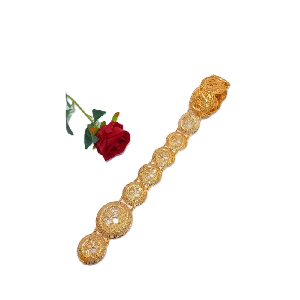 حزام نسائي فاخر مطلي بالذهب (Stainless Steel).