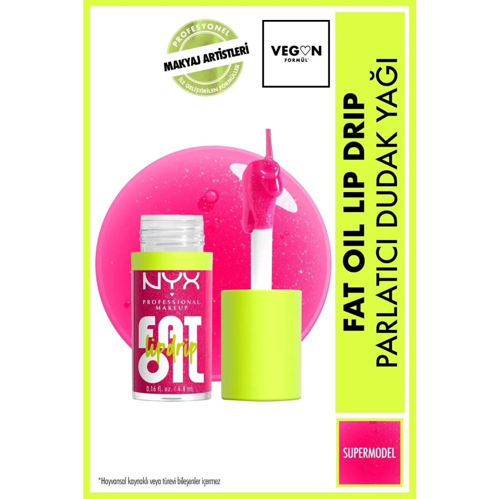 ملمع شفاه نيكس بروفيشنال 4.8 مل - لون Fold03