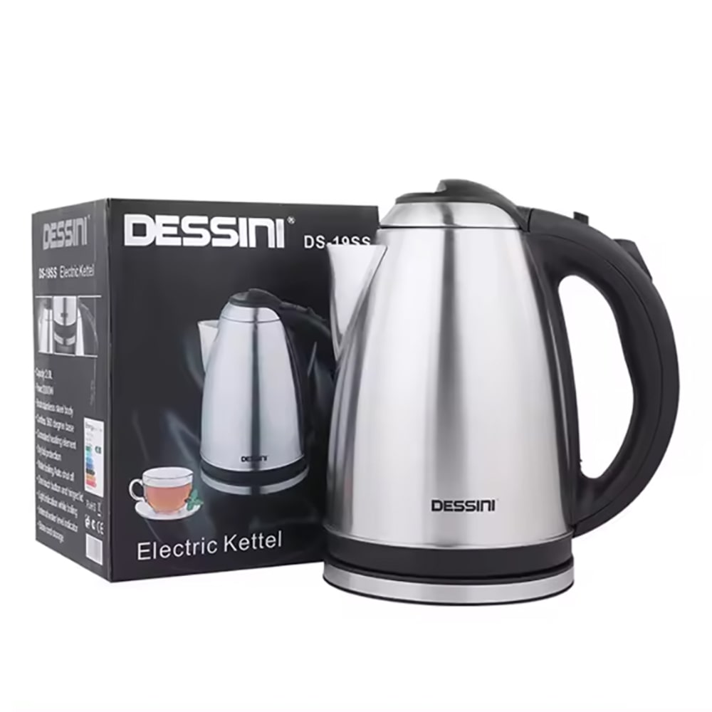 ديسيني غلاية كهربائية بسعة 2 لتر و قوة 2000 واط - موديل DS-19SS