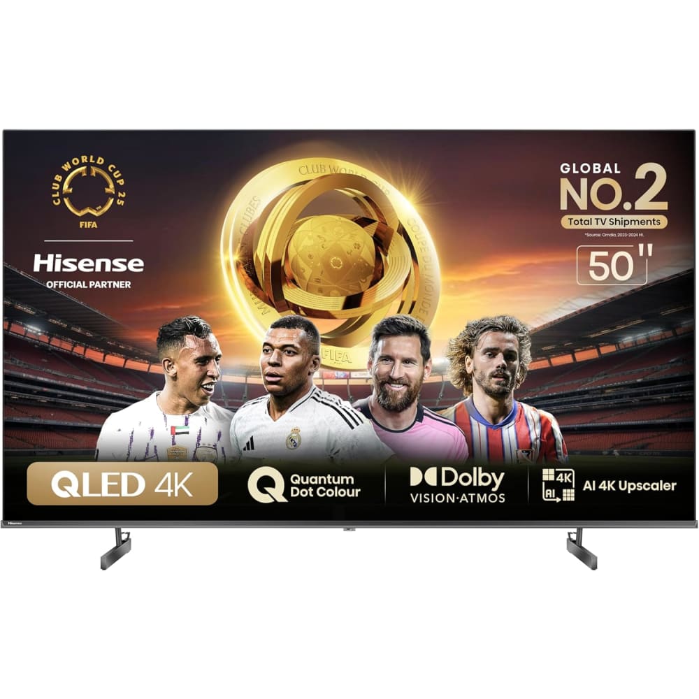 هايسنس تلفزيون ذكي 50 بوصة موديل E7N 50 - أسود